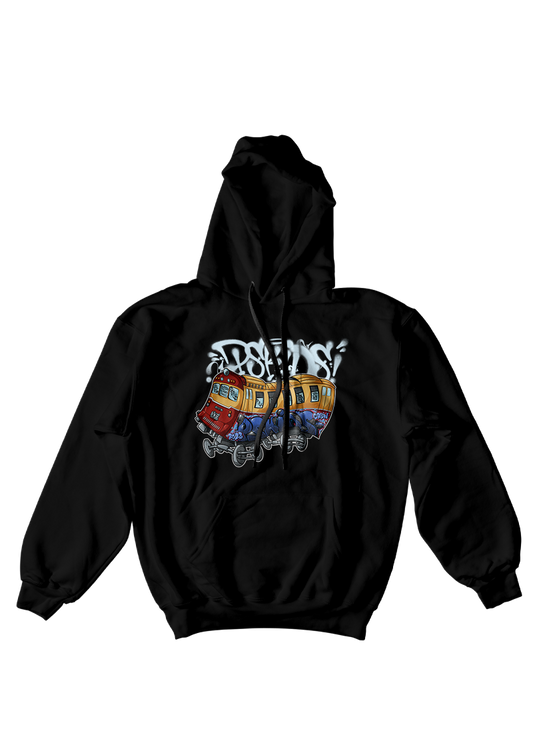 Hoodie Yellow Warrior D1